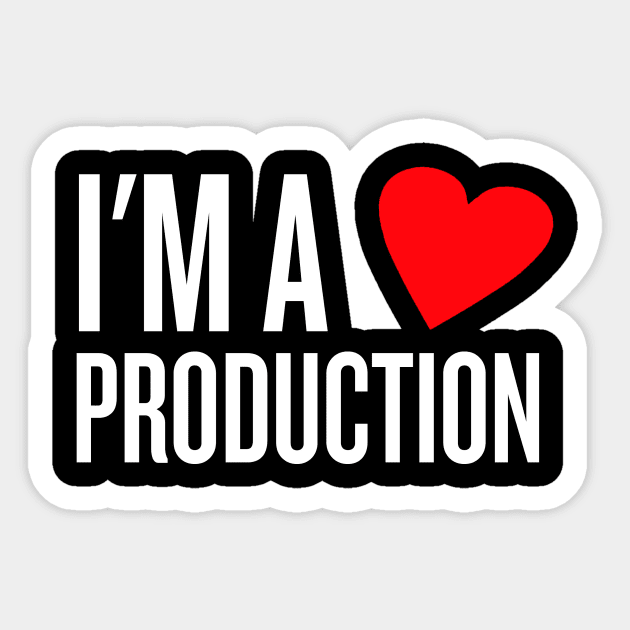 I'm a production Sticker by klg01